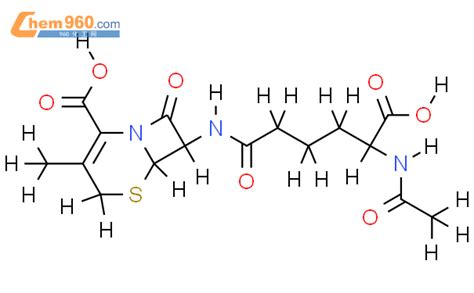 56974 21 1 6R 7t R 5 Acetylamino 5 Carboxy Pentanoylamino 3