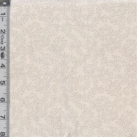 Swirling Leaves Essential 108 Wide Light Grey — Fabric Shack