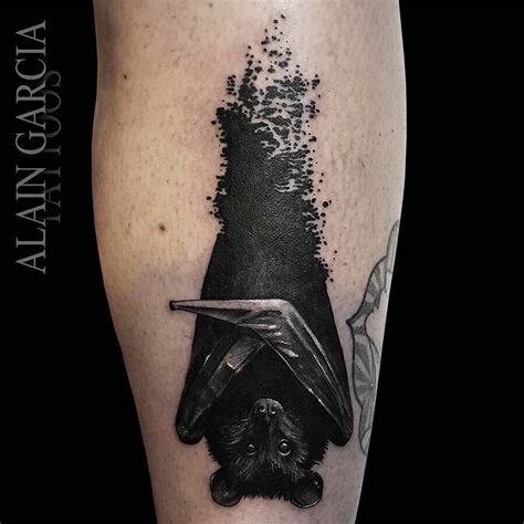 Bat tattoo. Animal tattoo. Black and Grey Realism tattoo Artist in ...