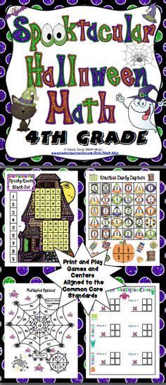 Halloween Math 4th Grade Your Students Will Have A Blast With This