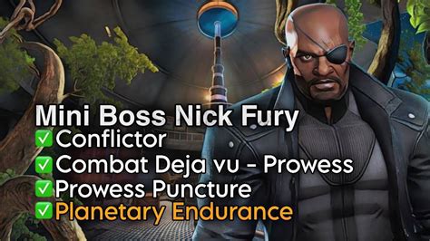 Mini Boss Planetary Endurance Nick Fury On Conflictor Node Soloed By