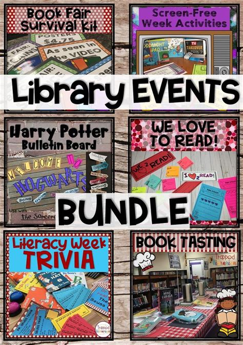 School Library Events Bundle In 2021 Library Events School Library