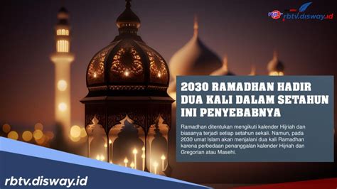 Fenomena Langkah Benarkah Ramadhan Akan Terjadi 2 Kali Dalam Setahun