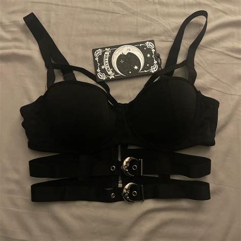 Killstar Black Oracle Cage Bralette New With Tags Depop