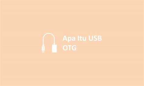 Apa Itu USB OTG