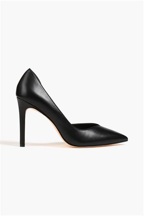 Stuart Weitzman Avenue Leather Pumps In Black Lyst