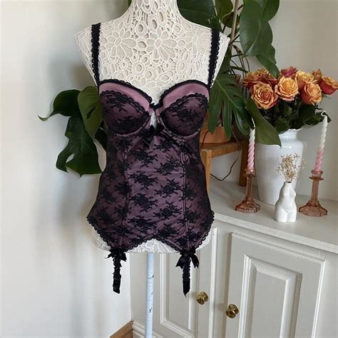 Ann Summers Women S Purple And Black Underwear Depop