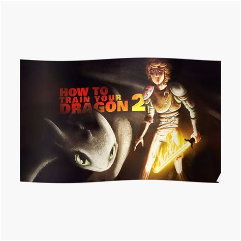 Httyd 2 Poster By Skarl3tte Redbubble