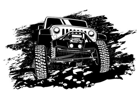 Offroad Jeep Stock Illustration Illustration Of Expedition