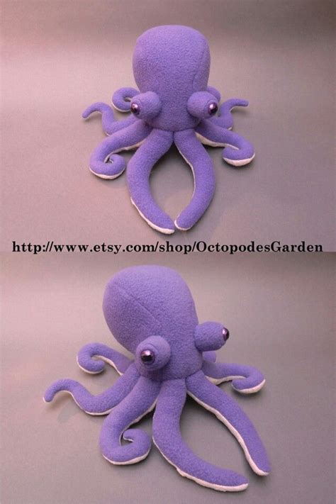 Purple Octopus Plush Octopus Plush Plush Pattern Cute Crafts