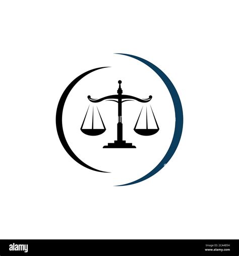 A Stylish Scales Of Justice Logo Design Vector For Law Lirm Law Office