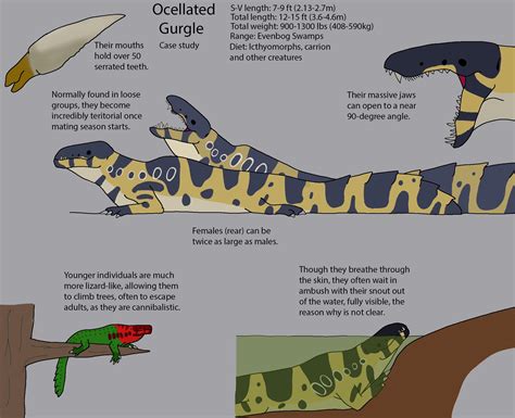 The Ocellated Gurgle : r/SpeculativeEvolution