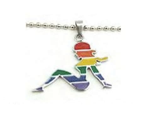Pride Shack Cut Out Hot Girl Rainbow Lesbian Pride Gem