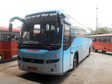 Msrtc Shivneri Volvo B7r Resting At Shirdi Bus Standdoing Flickr