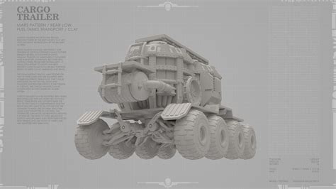 Artstation Cargo Hauler Game Assets