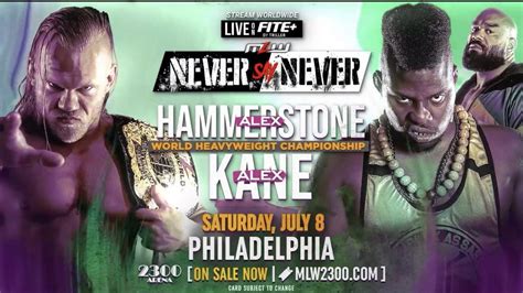 Alex Hammerstone To Defend Mlw World Heavyweight Title Against Alex