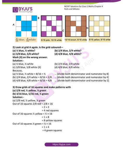 NCERT Solutions Class 5 Maths Chapter 4 Parts And Wholes BYJU S