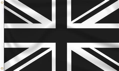 Buy Black and White Union Jack Flags | United Kingdom UK British Flags for sale at Flag and ...