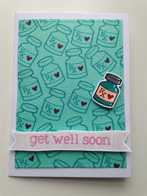 Get Well Soon Card Handmade Card Ideal For Cheering Up Sick