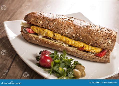 Chicken Fillet Sandwich with Bread Stock Image - Image of meat, healthy ...