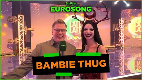 Éirevision Eurosong 2024 Bambie Thug Doomsday Blue Interview