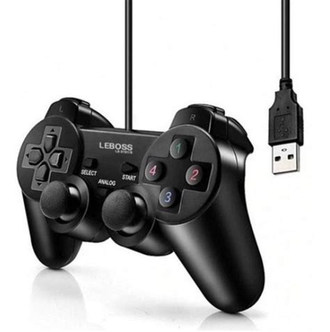 Controle Usb De V Deo Game Para Pc Joystick Dualshock Anal Gico