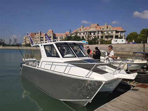 M Cabin Enclosed Cruiser Motor Boat Catamaran For Leisure