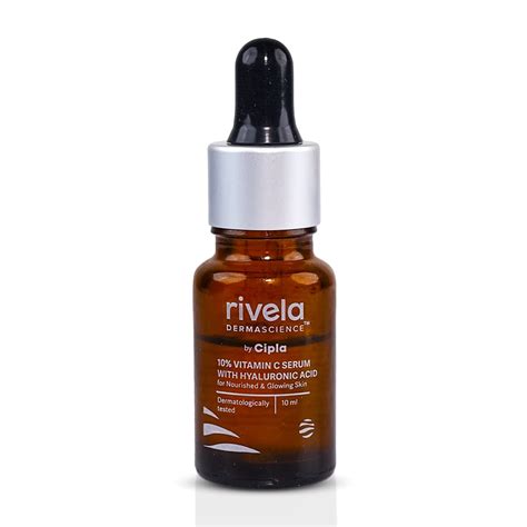 Rivela Dermascience 10 Vitamin C Face Serum By Cipla For Bright And