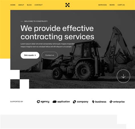 Construcfy X Webflow Ecommerce Website Template