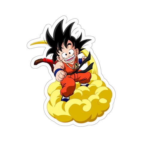 Goku Dragon Ball Z Sticker Etsy