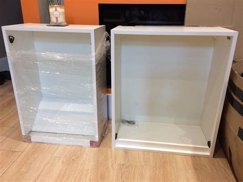 Two White Kitchens Wall Units With Doors In Sm Sutton F R Zum