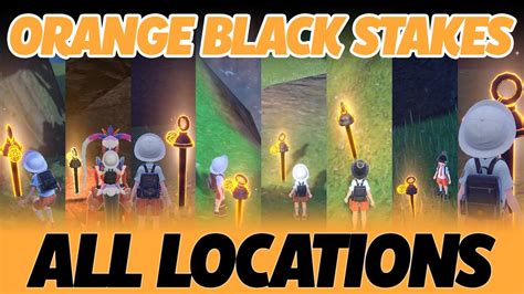 All Locations Orange Black Stakes And Shrine Pokemon Scarlet And