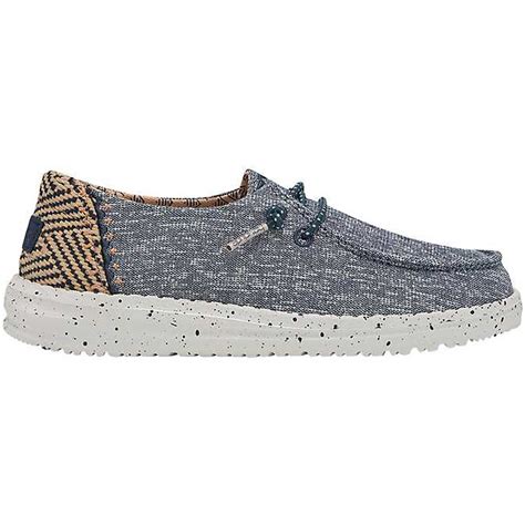 Heydude Girls Wendy Chambray Slip On Shoes Academy