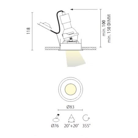 Biffi Luce Click Faretto Da Incasso Design A Prezzo Scontato