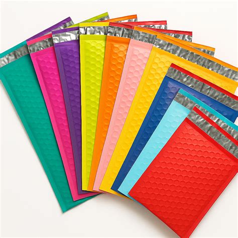 airjacket colorful poly bubble mailers mailersusa