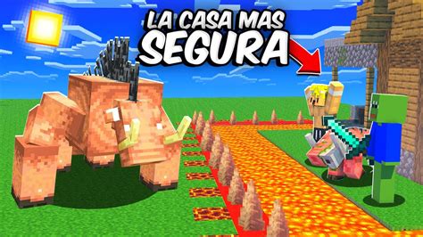 Cerdo Mutante Vs La Casa M S Segura De Minecraft Youtube