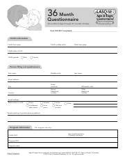 Asq Andrade Months Pdf Month Questionnaire Months Days