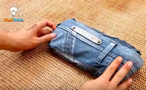 Un Astuce Simple Pour Bien Plier Ses Jeans Et Gagner De La Place Dans