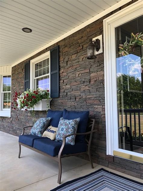 Toms Stone Facade For The Front Of The House Genstone