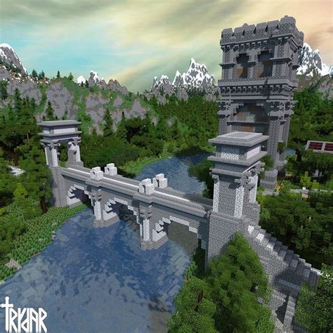 Trydar Minecraft Architect Auf Instagram „a Roman Bridge Design This