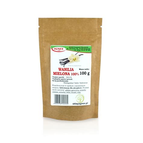 WANILIA MIELONA 100g CAŁE LASKI MIELONE 100 11538405776 oficjalne