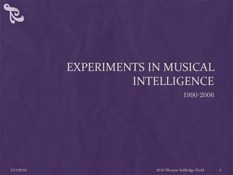 From Experiments In Musical Intelligence To Emily Howell Ppt Download