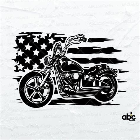 Us Motorbike Ssvg File Biker Svg Motorbiker Svg Motorbike Png Cutfile