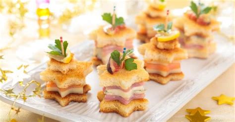 Recette De Toasts De No L Toil S Au Saumon Au Parmesan Et Au Jambon