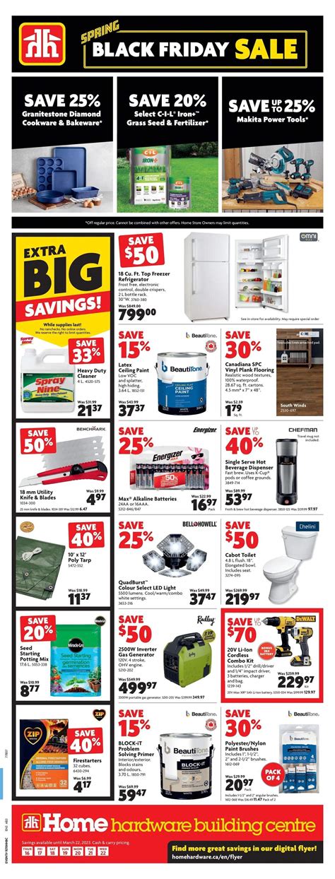 Home Hardware Building Centre Ab Flyer March To