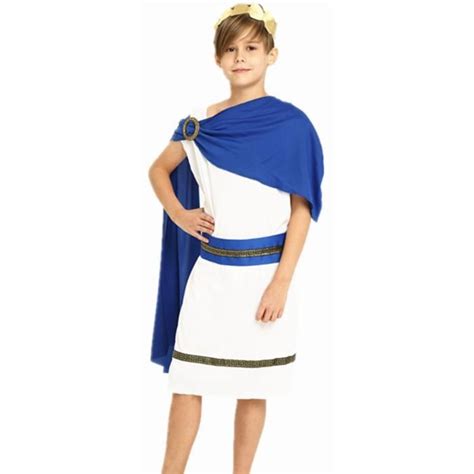 Iiniim Costume Romain S Nateur Enfant D Guisement Toge Grecque Cape