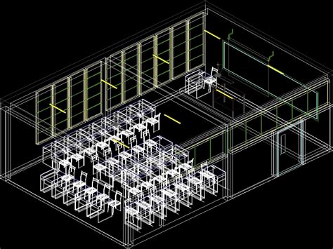 Computer Lab Dwg Block For Autocad • Designs Cad