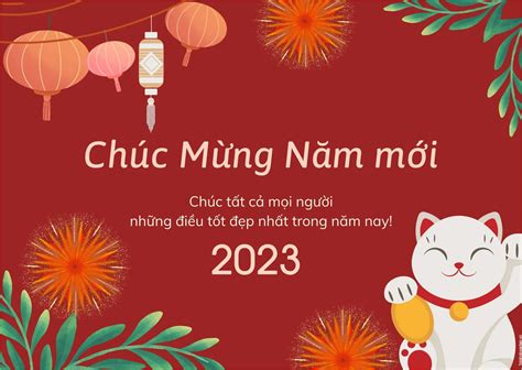 Thiep Chuc Mung Nam Moi 2023 - Image to u