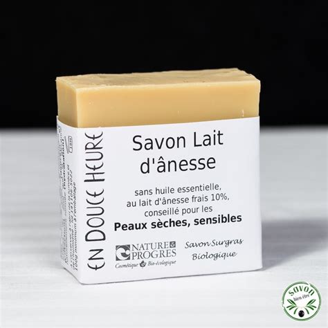 Savon Lait d Ânesse certifié biologique Nature Progrès 100g