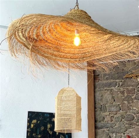 Buy Achtou Boho Rattan Woven Lamp Shade Wicker Lamp Shade Hanging